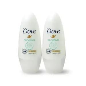도브 데오드란트 롤온 센서티브 40ml x2개