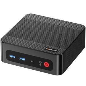 BOSGAME P3 Pro 게이밍 미니 PC Ryzen 7940HS 16GB DDR5 1TB PCIe SSD AMD Radeon 780M 그래픽 4K 트리플 디스플레이 듀얼 5G LAN Wi Fi 6E BT5 64GB RAM 4TB SSD로 확장 가능 오피스