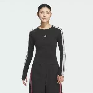 [아디다스]KS0030 BS 여성운동복 여성트레이닝복 Womens Dance 3 Striipes 롱 슬리브 티