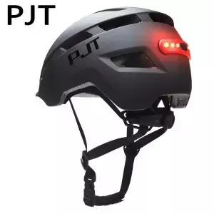 PJT 몰드 산악 도로 사이클링 헬멧 USB 충전식 테일 라이트 자전거 스포츠 안전 모자 MTB 신제품