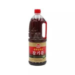 해표 재래압착식 참기름 1.8L 학교급식 대용량참기름 업소용참기름 식자재