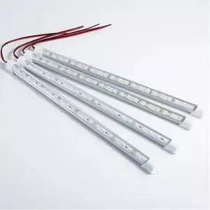 PCS 2V/24V 24/48 LED 빛 스트립 335X5MM 하드 엄밀한 튜브 바 램프 IP65 방수 구슬 조명 DIY