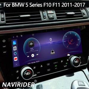 카플레이 모니터 디스플레이 carplay 네비게이션 10 25인치 터치스크린 디지털 AC 패널 공조 컨트롤 모듈 보드 에어컨 LCD BMW 5 시리즈 F10 F11 2011 2017용