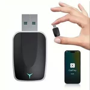 범용 유선무선 CarPlay 어댑터/안드로이드 오토 플러그 앤 플레이 USBA 및 USBC 케이블 포함 호환 가능한