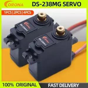 1/2/4PCS DS238MG 디지털 SERVO 메탈 기어 4.8V/6.0V 22g RC 제어 FPV 비행기 고정 날개 드론 모델