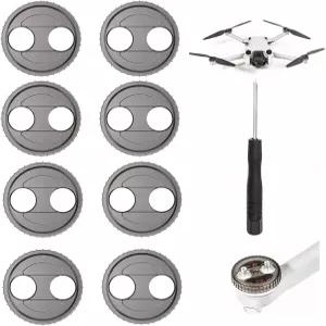 DJI 미니 4 프로 모터 보호 캡 커버 8pcs 드론 더스트 케이스 마운트 액세서리 3