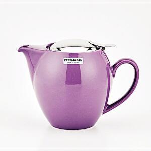 제로재팬 도자기 라운드 티포트 350ml 히아신스 티팟