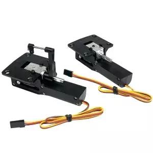 8kg RC 비행기 노즈/메인 SERVO리스 전동식 대형 랜딩기어 120CC 고정익 제트 모델용 7.4V