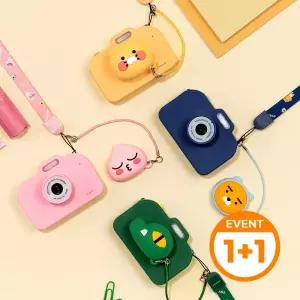 [T쇼페] [1+1 세트] 카카오프렌즈 치즈 디지털 토이 카메라(춘식이,라이언,어피치,콘,죠르디)