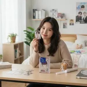 [mbo9N466]아이돌 굿즈 전시 케이스 사진 수납함