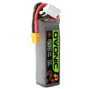 컵 모터가 장착된 실내 이쑤시개 쿼드콥터용 Ovonic 450mAh 4S 14 8V 3인치 FPV 드론 배터리