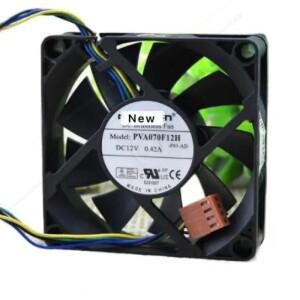 Foxconn PVA070F12H -M01-AB DC 12V 0.42A 4선 70x70x20mm 서버 냉각 팬용