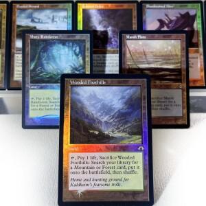 SNC UNF IKO FOIL5-02 Tcg 프로시 미술팩 카드 나즈굴 아리드 메사 스칼딩 타른 윈드스윕트 히스 블러드스