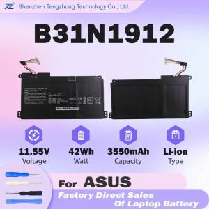 B31N1912 노트북 배터리 교체용 ASUS VivoBook 14 E410MA F414MA R522MA E410MA-EK026TS