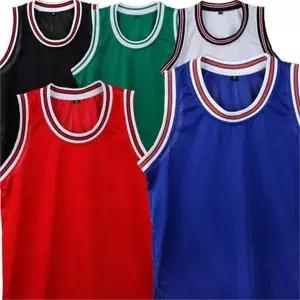 농구 져지 민소매 유니폼 농구복 남성 농구 조끼 상의 폴리에스테르 폴리에스터 트레이닝복 운동복 티셔츠