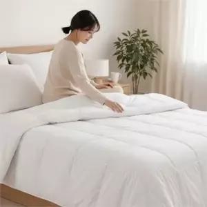 마이크로 화이버 차렵 이불 먼지없는 가벼운 호텔식 마이크로 화이버 간절기 이불 가을