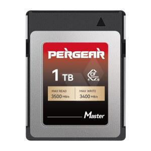 PERGEAR 1TB Cfepress 4.0 Type B 메모리 카드COOLER MASTER 시리즈 3500MB /S 쓰기 속도 및 3400MB 읽기 8k RAW 비디오 녹화 사진 C500 Mark III 1DX Z6 Z7II Z9 D850 DCS1과 호환됨