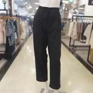 [샤트렌]여름 베기핏 바지/원턱/뒤허리 고무밴딩/