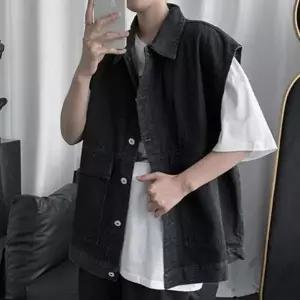 [mYuPI66]청자켓 남성쪼끼 연청 아우터 INSUM226