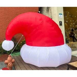 인형 대형인형 풍선 바람넣는 2 건불 연말 5m LED 벽타기 모자 산타 10ft 대형