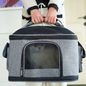 이동가방 고양이이동장 반려동물 차량용 캐리어 여행용 크레이트 접이식켄넬 외출
