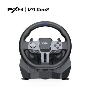 PXN V9 Gen2 게이밍 스티어링 휠 270 ° /900 PS4/PS3/PC Windows 81011/스위치/Xbox One/Xbox 시리즈 X/S
