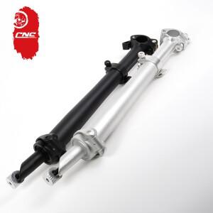 CNC 접이식 자전거 줄기 25.4x25.4mm/28.6mm 조정 가능 전기 290mm-490mm