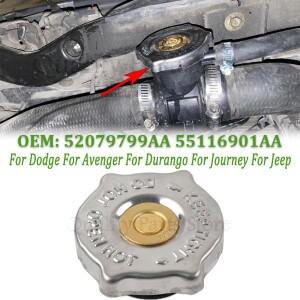 52079799AA 55116901AA ge For Avenger Durango Journey  4방향 커넥터 패스너 자동차 라디에이터 캡 18LBS