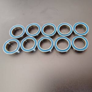 호환 10PCS 8X12X3.5mm MR128 2RS ABEC3 블루 고무 씰 베어링 모델