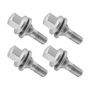 4Pcs 휠 볼트 너트 시트로엥 C2 C3 C4 C5 푸조 206 207 308 407 스레드 M12x1.25 9817024580 540567 호환