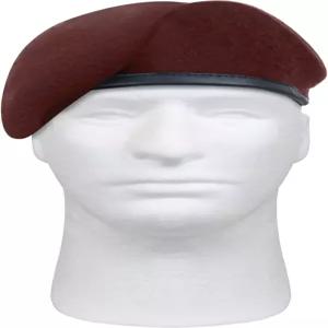 로스코 사전 면도 검사 준비 완료 베레모 - 견고한 울 모자 근무
