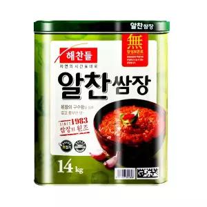 해찬들 알찬 쌈장 14kg 고깃집  쌈밥 전문점 식자재