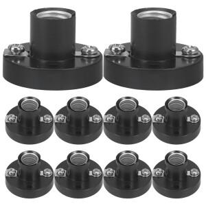 10pcs 미니 소형 전구 소켓 램프 홀더 미니 소형 소형 나사 기본 물리학 실험 실내 실외 조명 액세서리 플