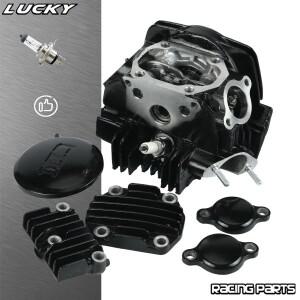 Lifan 125cc 바이크 오토바이 완성 실린더 헤드 어셈블리 키트 52.4mm 보어 LF 수평 킥 스타터 엔진 먼지