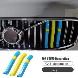 볼보 호환 S60 S90 XC40 V60 V90 그릴 장식 스트립 자동차 액세서리