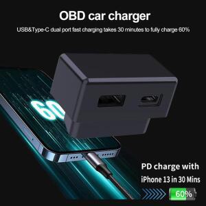 테슬라 호환 모델 3 Y X S obd2 분배기 충전기 어댑터 액세서리 익스텐더 핸드폰 PD USB  충전 자동차