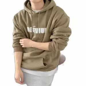 [하프클럽/]후드티 남성 오버핏 기모 파자마 맨투맨