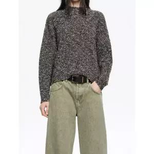 BIMBA Y LOLA [25FW] 빔바이롤라 다크브라운 하이넥 스웨터 B256AWK013DWB 1011478