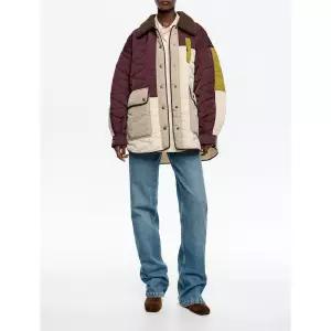 BIMBA Y LOLA [25FW] 빔바이롤라 멀티컬러 로고워크 패딩 자켓 B256AWD015BDB 1011473