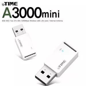 스토어-지유몰 IPTIME A3000MINI USB 무선랜카드 듀얼밴드 무선인터넷동글