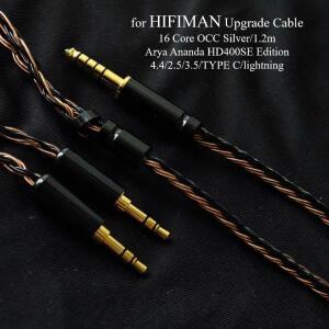 HIFIMAN HD400se Edition XS Arya Ananda 업그레이드 케이블 4.4mm 밸런스드 16코어 HiFi 헤드폰 와이어 OC