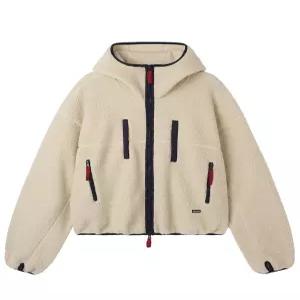 오와이 OYBEF1OU030IV 남성 플리스 기모플리스 CROP FLEECE HOODIE JACKET - IVORY 5345828