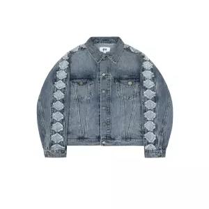 오와이 OYBDF1OU016BL 여성 트러커자켓 청 DIAMOND CUTTING W ED DENIM JACKET - BLUE 4301602