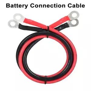 터미널이 된 배터리 인버터 케이블 세트 8/6AWG 연선 구리 코드 태양광 연결 와이어(러그 )