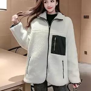 [셀러허브 패션]리버시블 여성 플리스 뽀글이 양면 자켓 외출 패션 고급 (27740123)