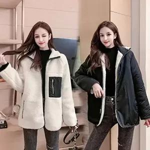 [셀러허브 패션]여성 투웨이 자켓 양털 자켓 후리스 양면 자켓 2컬러 고급 (27740127)