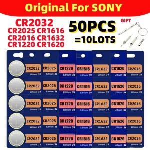 50PCS Original For SONY호환호환 CR2032 etc Remote Control Lithium Battery Watch Calculator Car KeyBu