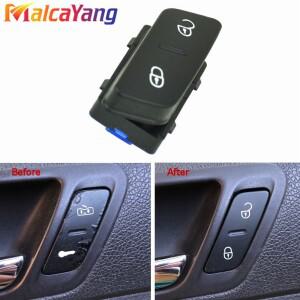 VW Jetta Golf 5 MK5 Passat CC Tiguan 1K 용 자동차 중앙 잠금 맥세이프 스위치 도어 버튼 0962125 비