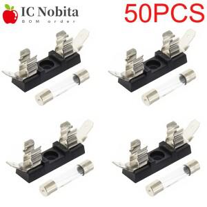 50PCS 6x30MM 퓨즈 홀더 30A 300V 패널 장착 고온 저항 박스