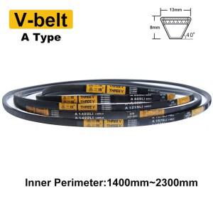 컨베이어 벨트  A 고무 구동 V 동력 전달 스트랩 1400mm-2300mm